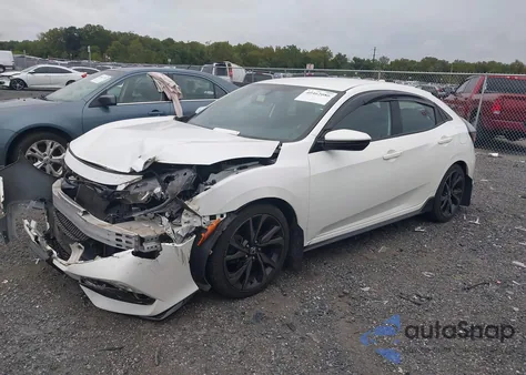 2017 Honda Civic Sport from USA, damaged, VIN SHHFK7H44HU231256
